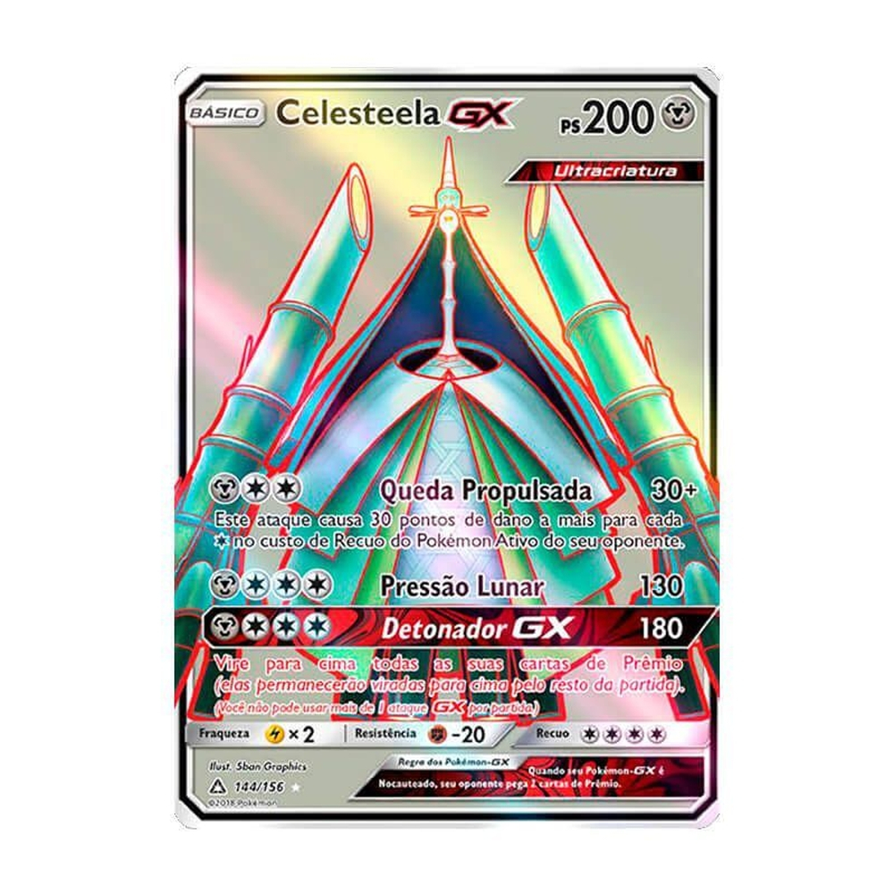 Pokémon Tcg: Celesteela Gx (144/156) - Sm5 Ultra Prisma em Promoção na  Americanas