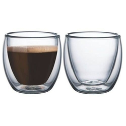 Dupla de Copos para Cafe Parede Dupla TCJ1843 Mimo STYLE Menor preço em Dupla de Copos para Cafe Parede Dupla TCJ1843 Mimo STYLE