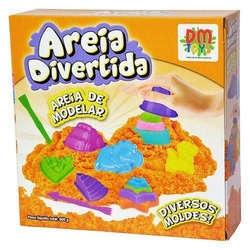 AREIA DIVERTIDA BICHOS 600gr -DM TOYS Menor preço em AREIA DIVERTIDA BICHOS 600gr -DM TOYS