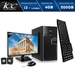 Computador ICC IV2341CM18 Intel Core I3 3.20 ghz 4GB HD 500GB DVDRW Kit Multimídia Monitor LED 18,5" HDMI FULLHD Menor preço em Computador ICC IV2341CM18 Intel Core I3 3.20 ghz 4GB HD 500GB DVDRW Kit Multimídia Monitor LED 18,5" HDMI FULLHD
