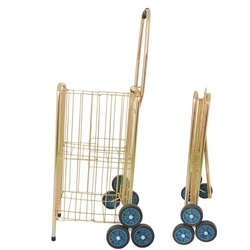 Carrinho De Feira Para Subir Escadas Dobrável 6 Rodas Reforçado Menor preço em Carrinho De Feira Para Subir Escadas Dobrável 6 Rodas Reforçado