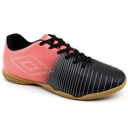 Tênis Futsal Umbro Vibe 0f72086 Preto Coral Menor preço em Tênis Futsal Umbro Vibe 0f72086 Preto Coral