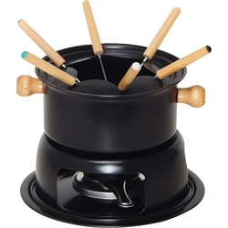 Menor preço em Aparelho de Fondue 11 Peças Preto