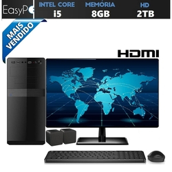 Computador Easy PC Connect Intel Core i5 (Gráficos Intel HD) 8GB HD 2TB Monitor 19.5 LED HDMI é boa?