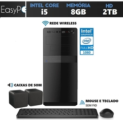 Computador Easy PC Connect Intel Core i5 (Gráficos Intel HD) 8GB HD 2TB Wifi HDMI Full HD Menor preço em Computador Easy PC Connect Intel Core i5 (Gráficos Intel HD) 8GB HD 2TB Wifi HDMI Full HD