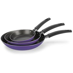 Kit de Frigideiras Multiflon Antiaderente 14cm 20cm 24cm 3 Peças - Violeta é boa?