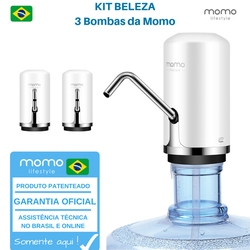 Kit 3 Bebedouro Bomba Elétrica Momo Lifestyle para Galão de Água 20L Recarregável Sem Fio Menor preço em Kit 3 Bebedouro Bomba Elétrica Momo Lifestyle para Galão de Água 20L Recarregável Sem Fio