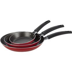 Kit de Frigideiras Antiaderente Vermelha 14cm / 20cm / 24cm 3 Peças - Multiflon é boa?