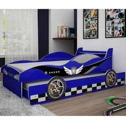 Bicama Infantil Carro Enzo 090 Gelius Móveis Azul Menor preço em Bicama Infantil Carro Enzo 090 Gelius Móveis Azul