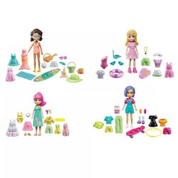 Polly Pocket Super Kit de Moda Aquático GXV25 Menor preço em Polly Pocket Super Kit de Moda Aquático GXV25