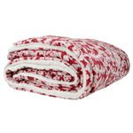 Cobertor Casal Sherpa Imperial Vinho 410g - Casa e Conforto