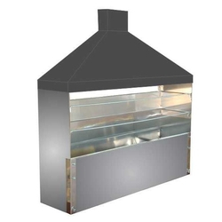 Churrasqueira Espetinho Inox Parede Bancada Coifa Preta Sem Grelha Menor preço em Churrasqueira Espetinho Inox Parede Bancada Coifa Preta Sem Grelha