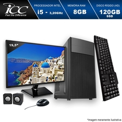 Computador Desktop ICC IV2586KM19 Intel Core I5 3.20 ghz 8GB HD 120GB SSD Kit Multimídia Monitor LED 19,5" HDMI FULLHD é boa?