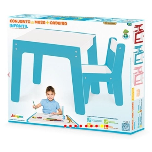 Um Jardim Casa Com Uma Mesa Para Crianças um banco Uma Mesa Kit Novo
