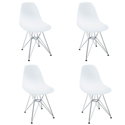 Kit 4 Cadeiras Charles Eames Eiffel Brancas é boa?