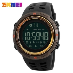 Relógio Skmei Modelo 1250 Smart Watch Bluetooth Pedômetro Calorias Masculino e Feminino Dourado é boa?
