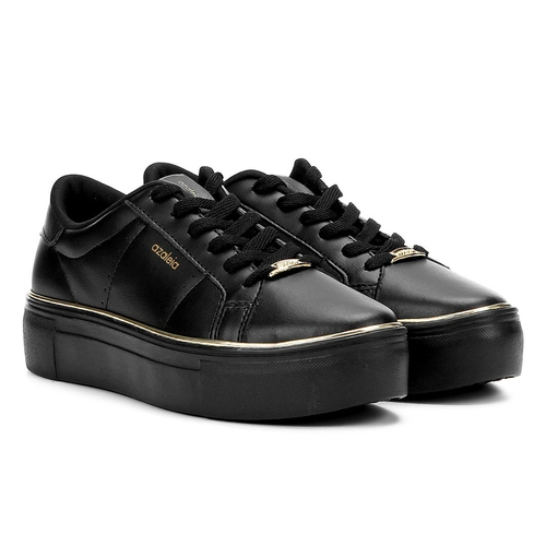 tenis preto feminino azaleia