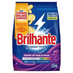 Lava-Roupas em Pó Brilhante Cuidado Total Brancas e Coloridas Ativo Concentrado Pacote 1,6kg é boa?