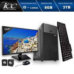 Computador ICC IV2584CM19 Intel Core I5 3.20 ghz 8GB HD 3TB DVDRW Kit Multimídia Monitor LED 19,5" HDMI FULLHD é boa?