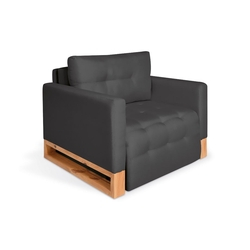 Poltrona Cama Retrátil e Reclinável Multifuncional, Modelo Rica, Tecido Suede Veludo Cinza, Silla é boa?