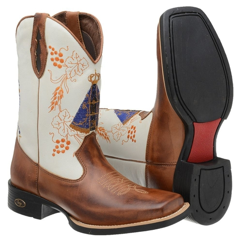 bota texana masculina nossa senhora
