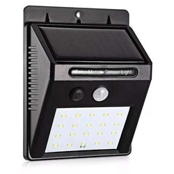 Luminária Solar Parede 20 Led Sensor Presença E Movimento Menor preço em Luminária Solar Parede 20 Led Sensor Presença E Movimento