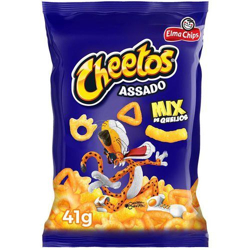 Salgadinho Cheetos Elma Chips Bola Queijo Suíço Pacote 59G