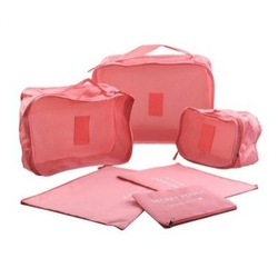 Organizador De Mala Para Viagem Kit 6 Peças Necessaire Bolsa Menor preço em Organizador De Mala Para Viagem Kit 6 Peças Necessaire Bolsa