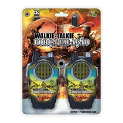 Rádio Comunicador Walkie Talkie Infantil - Força em Ação Menor preço em Rádio Comunicador Walkie Talkie Infantil - Força em Ação
