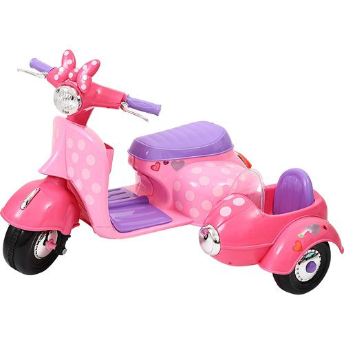 Moto motorizada infantil menina