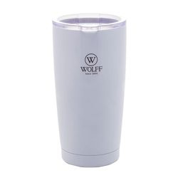 Copo Térmico de Aço Inox Parede Dupla Com Tampa Branco 600ml - Wolff Menor preço em Copo Térmico de Aço Inox Parede Dupla Com Tampa Branco 600ml - Wolff