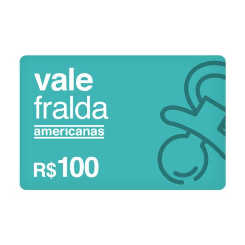 Vale Fralda - R$ 100,00 (Virtual)