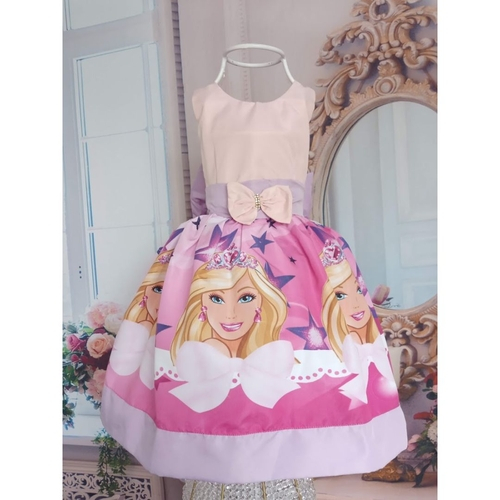 vestido de festa barbie