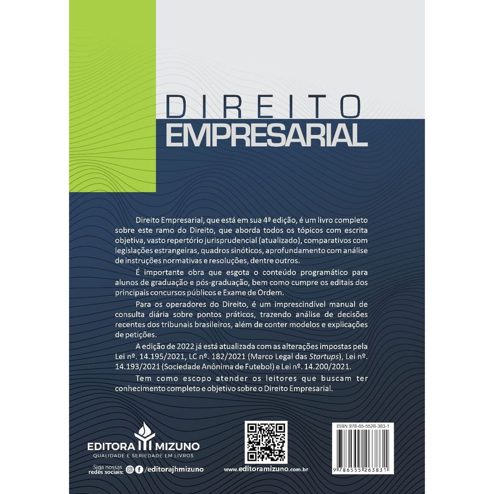 Livro de Direito Empresarial - 4ª Edição