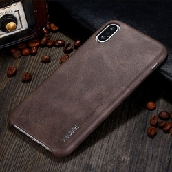 Capa Protetora X-Level Vintage Couro PU para Apple iPhone X / iPhone XS - Marrom Escuro Menor preço em Capa Protetora X-Level Vintage Couro PU para Apple iPhone X / iPhone XS - Marrom Escuro