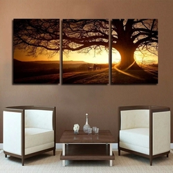 Quadro 60x120cm Árvore Por Do Sol Decorativo Interior Luxo é boa?