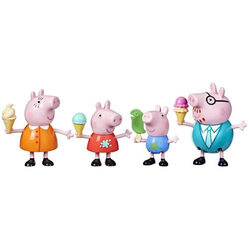 Peppa Dia De Sorvete Com A Família Pig - F2171 - Hasbro - Real