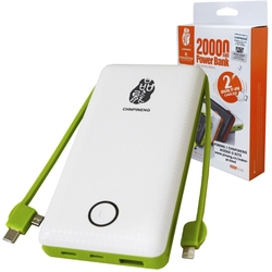 Carregador Portatil Pineng PN 959 20.000 mah - Com Conector Type C, LIghtining e V8 - Branco Menor preço em Carregador Portatil Pineng PN 959 20.000 mah - Com Conector Type C, LIghtining e V8 - Branco
