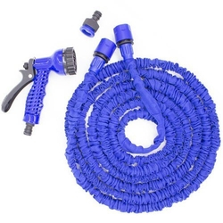Mangueira Mágica Extensível Retrátil 15m Azul Menor preço em Mangueira Mágica Extensível Retrátil 15m Azul