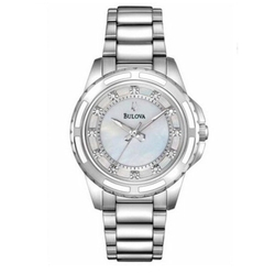 Relógio Bulova Ladies Diamond 96P144 Menor preço em Relógio Bulova Ladies Diamond 96P144
