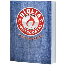 Bíblia De Estudo Pentecostal Para Juventude Jeans Menor preço em Bíblia De Estudo Pentecostal Para Juventude Jeans