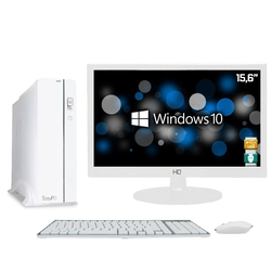 Computador EasyPC Slim White Intel Core i5 8GB HD 500GB Monitor LED 15.6" HQ HDMI Branco Windows 10 Menor preço em Computador EasyPC Slim White Intel Core i5 8GB HD 500GB Monitor LED 15.6" HQ HDMI Branco Windows 10