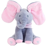 Elefante De Pelucia Com Movimento Interativo