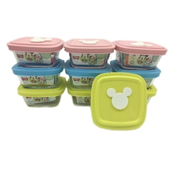 Kit 10 Potes Vidro Papinha Baby Mickey 300ml Menor preço em Kit 10 Potes Vidro Papinha Baby Mickey 300ml