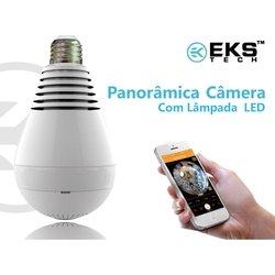 Câmera Ip Lâmpada Espiã V380 Led HD Wifi 3G Sd Panorâmica Grava Áudio Alarme é boa?