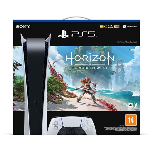 Console PlayStation 5 midia física 825GB + Horizon Forbidden West em  Promoção na Americanas