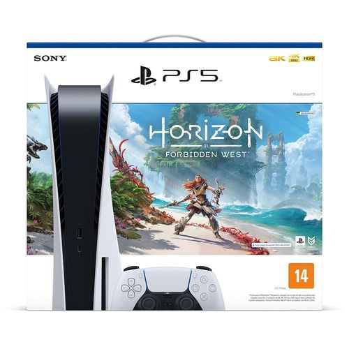 Console Playstation 5 + Game Horizon Forbidden West - PS5 na Americanas  Empresas