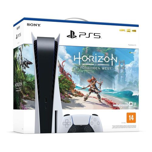 Console Playstation 5 + Game Horizon Forbidden West - PS5 em Promoção na  Americanas