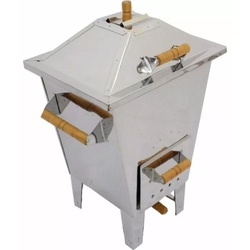 Churrasqueira a Bafo Aço Inox PP - Absoluto Metais Menor preço em Churrasqueira a Bafo Aço Inox PP - Absoluto Metais