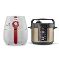 Fritadeira Elétrica Airfryer Viva Philips Walita + Panela De Pressão Elétrica Viva Digital Philips W Menor preço em Fritadeira Elétrica Airfryer Viva Philips Walita + Panela De Pressão Elétrica Viva Digital Philips W